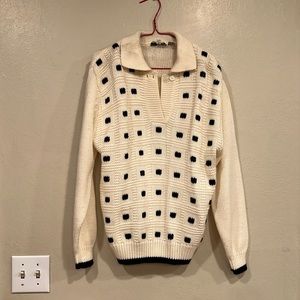 [RussTogs] 70s Vintage Geometric Sweater